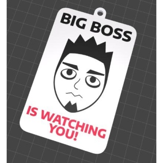 Brelok Big Boss - Druk 3D