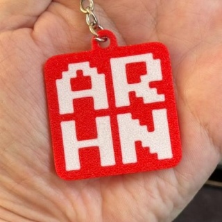 Brelok logo ARHN - Druk 3D